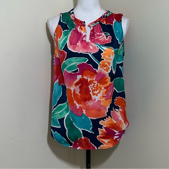 Liz Claiborne || Woman’s floral blouse size SP - Picture 1 of 5